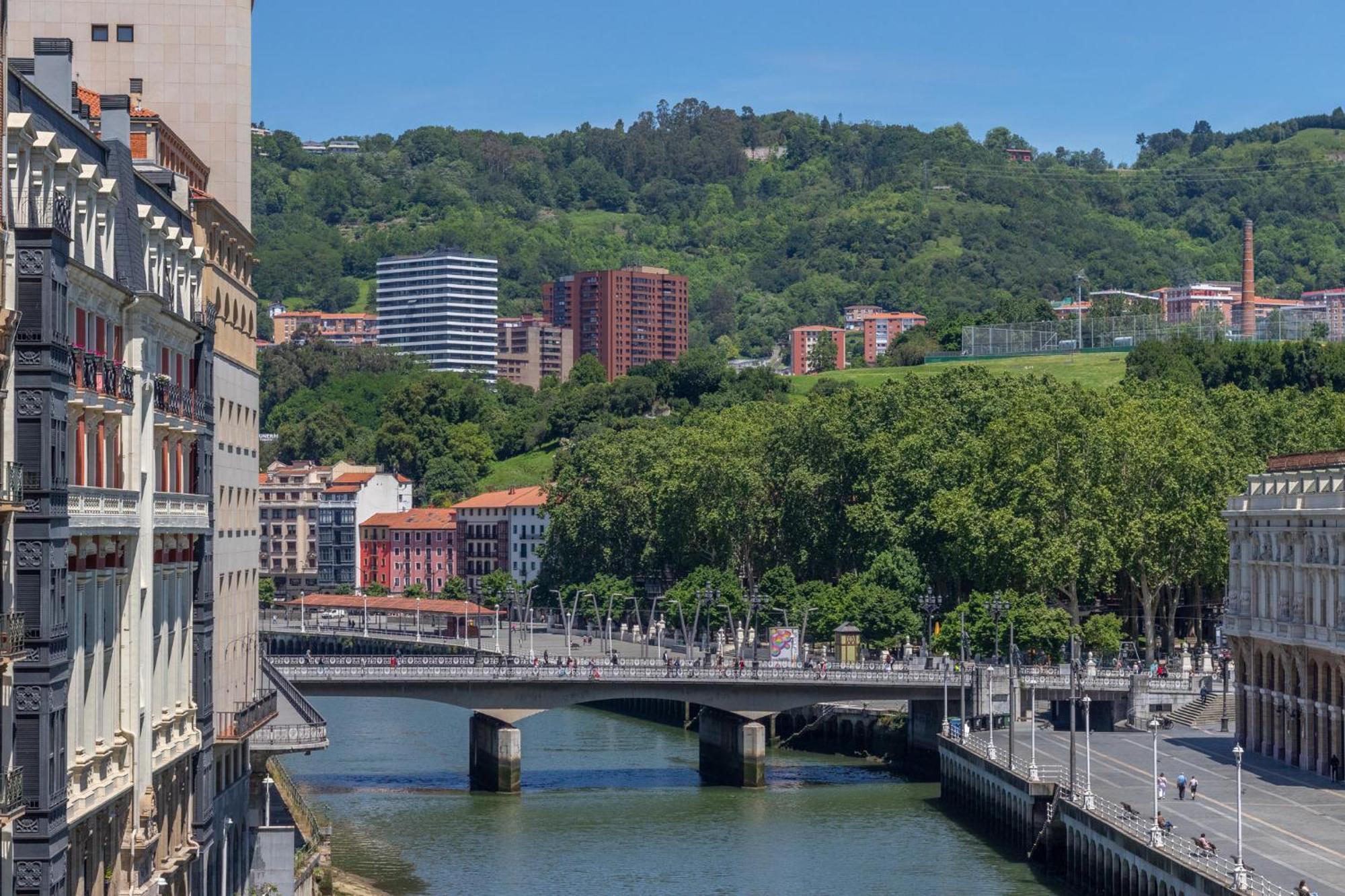 Apartamento Con Vistas A La Ria Bilbao Dış mekan fotoğraf