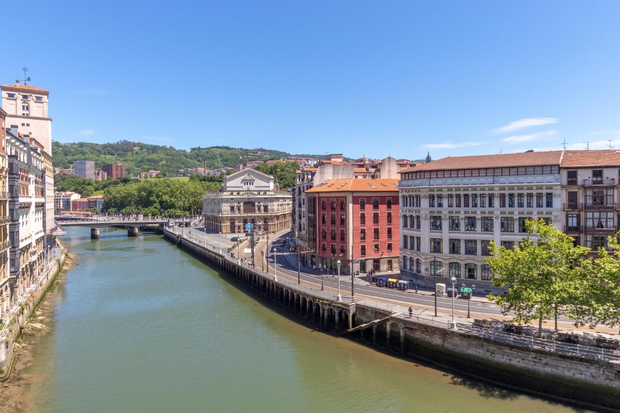 Apartamento Con Vistas A La Ria Bilbao Dış mekan fotoğraf