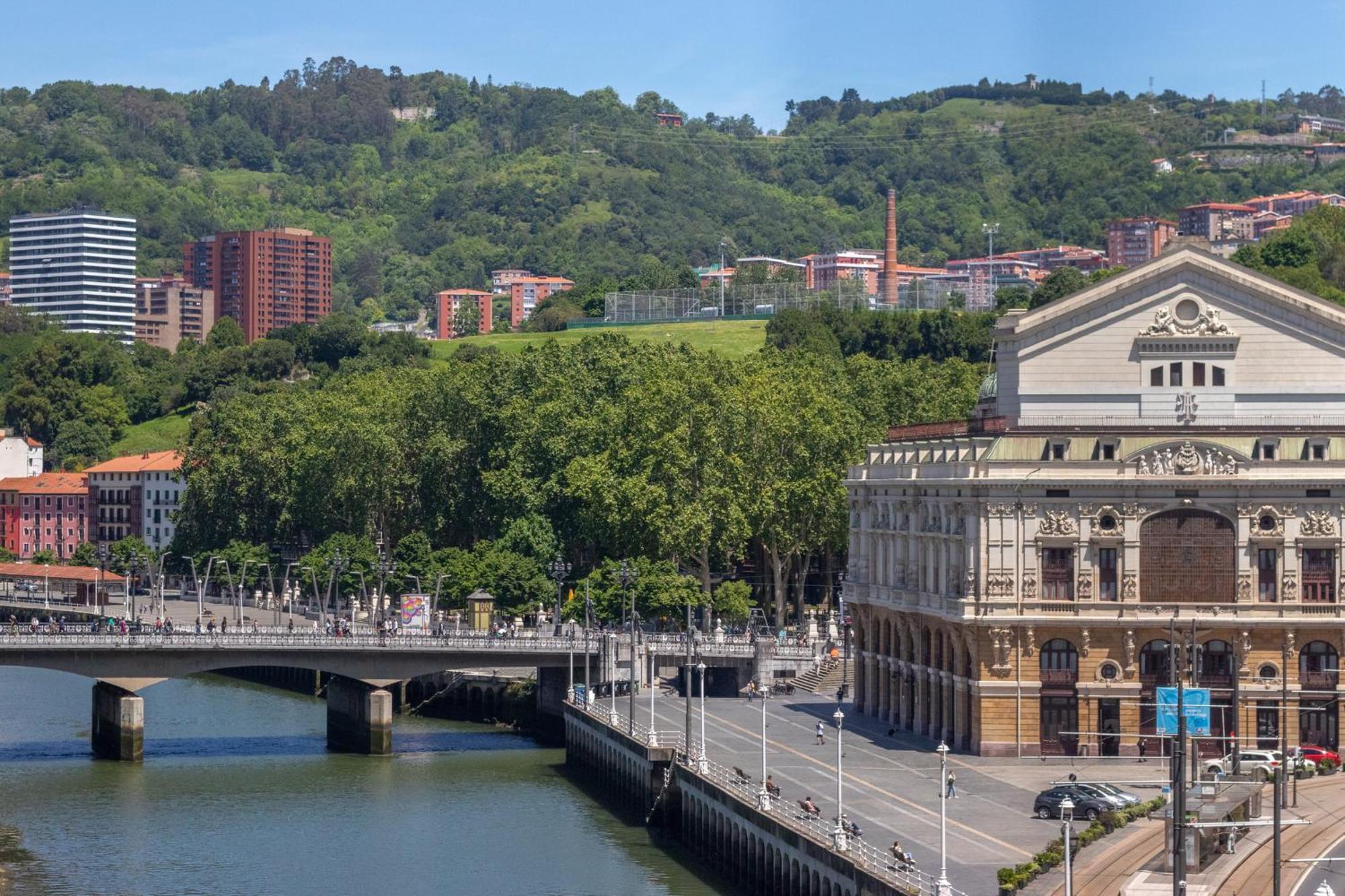 Apartamento Con Vistas A La Ria Bilbao Dış mekan fotoğraf