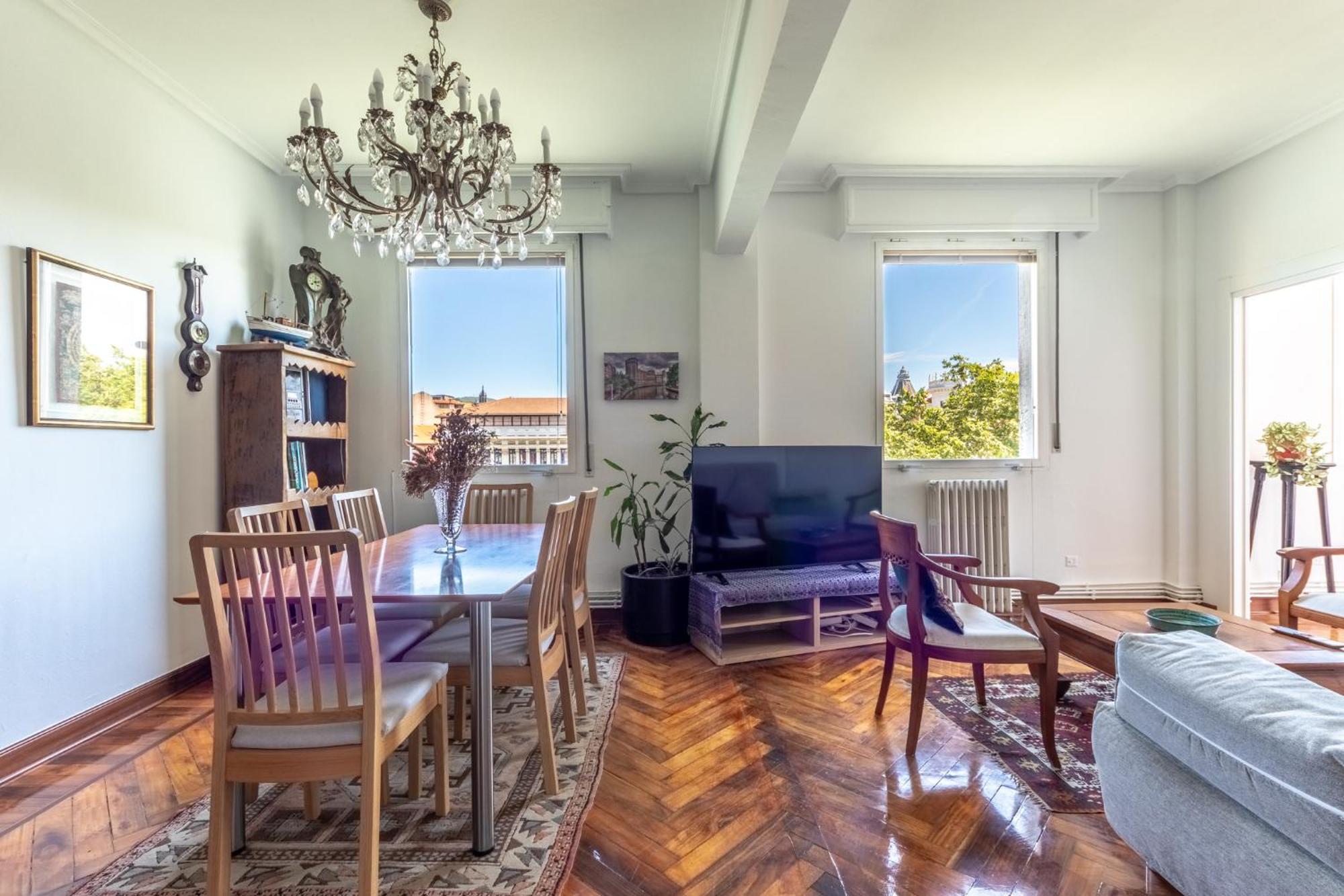 Apartamento Con Vistas A La Ria Bilbao Dış mekan fotoğraf