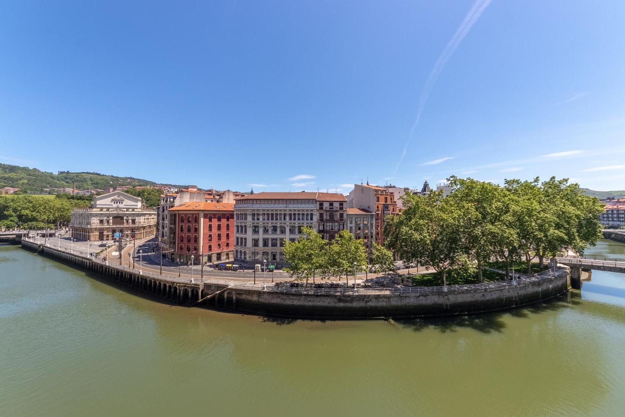 Apartamento Con Vistas A La Ria Bilbao Dış mekan fotoğraf